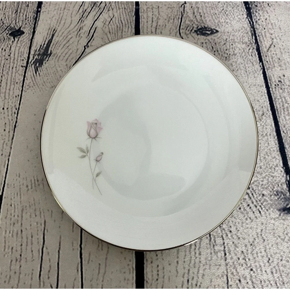 Noritake Pasadena Rose 6311 Bread Plates 6  1/4